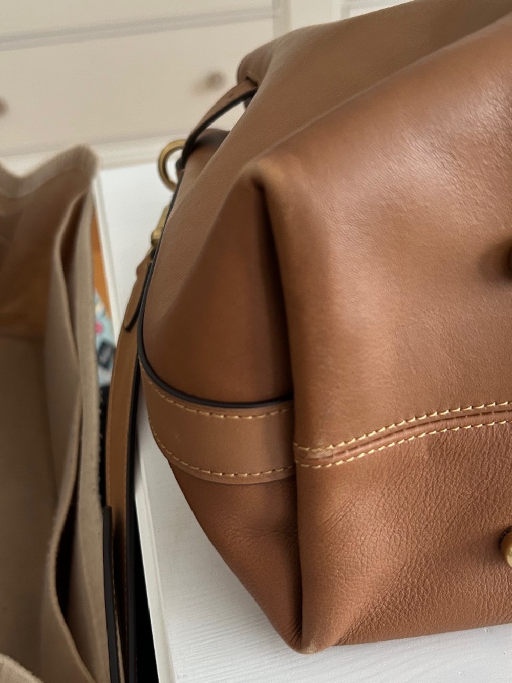 Coach Soft Empire 40 Carryall Leather Tote - Picture 12 of 16